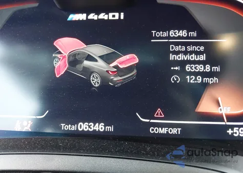 2022 BMW M440I xDrive из США, поврежденный, VIN WBA13AR06NCL03176